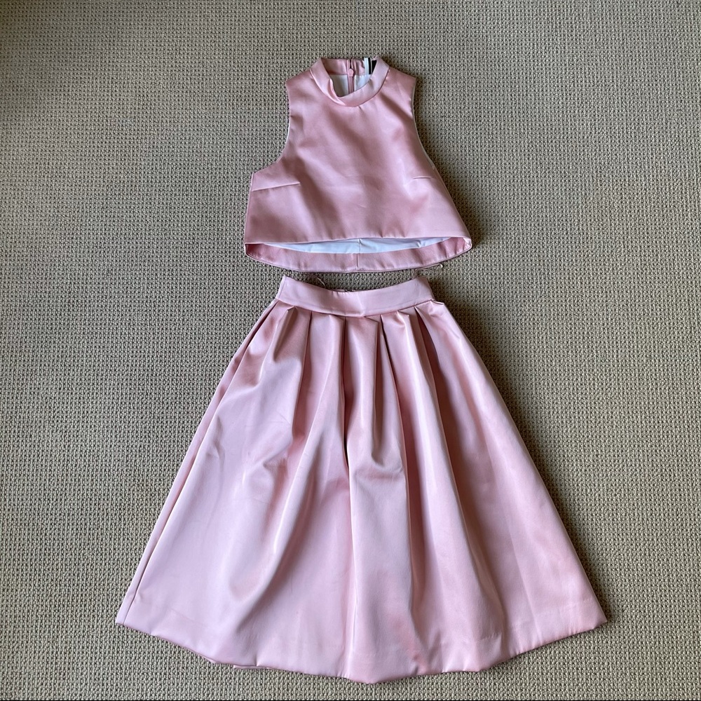 TopShop Pink Skirt and Top Set